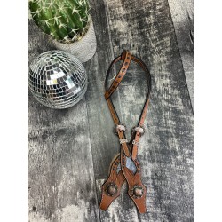 Blue Laredo Headstall