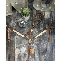 Gold Designer Headstall &...