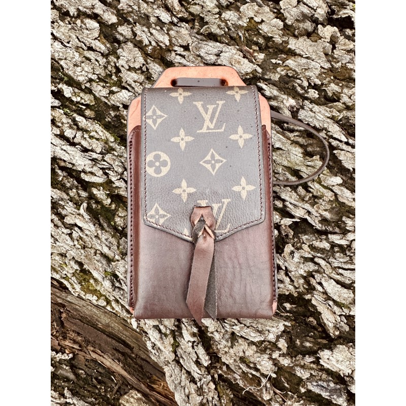 Back Cinch Cell Phone Holder Colour Pink Aztec