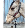 Buck Stitch Leather Lariat Nose Halter