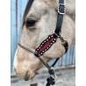 Buck Stitch Leather Lariat Nose Halter