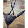 Denim Boot Stitch Headstall & Breast Collar Set