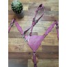 Pink Boot Stitch Headstall & Breast Collar Set