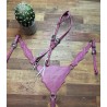 Pink Boot Stitch Headstall & Breast Collar Set