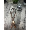 Gold Designer Leather Headstall