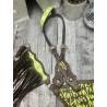 Graffiti Designer Headstall & Fringe Breast Collar Set