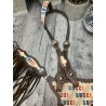 Multi Colour GG Designer Headstall & Fringe Breast Collar Set