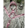 Pink Barbie Headstall & Fringe Breast Collar Set