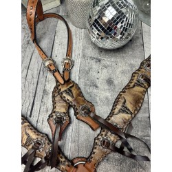 Long Horn Headstall & Breast Collar Set