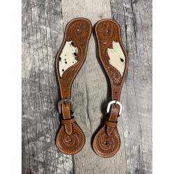 Cowhide Ladies Spur Straps