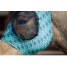 Schulz Equine Lycra Fly Mask - Teal Aztec Leopard