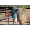 Schulz Equine Lycra Fly Mask - Teal Aztec Leopard