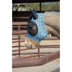 Schulz Equine Lycra Fly Mask - Turquoise Glass