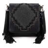 Montana West Tooled Fringe Collection Concealed Carry Crossbody - Black