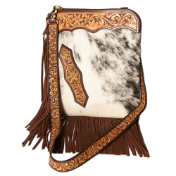 American Darling Ladies Cowhide & Leather Western Shoulder Bag