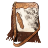 American Darling Ladies Cowhide & Leather Western Shoulder Bag