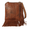 American Darling Ladies Cowhide & Leather Western Shoulder Bag