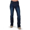 Cowgirl Tuff Pull-On Dark DFMI Jeans