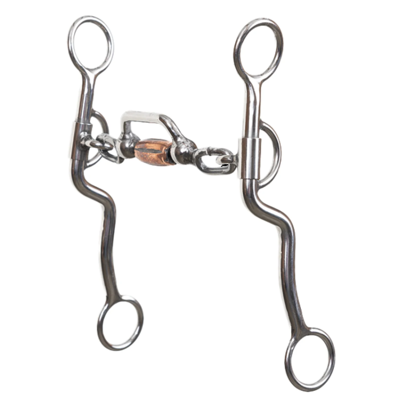 Reinsman Steel Cowboy Chain Cricket Bit