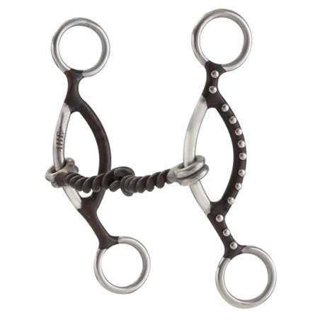 Sliding gag with twisted mouth piece