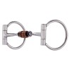 D-ring snaffle with Dog bone and rollers