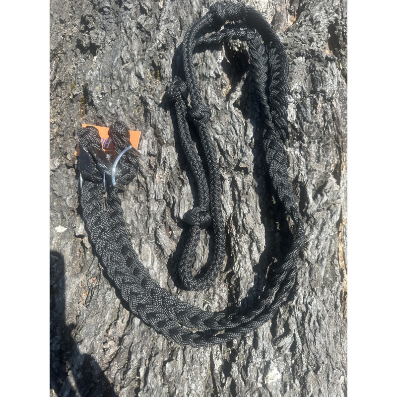 Braided Poly Barrel Reins