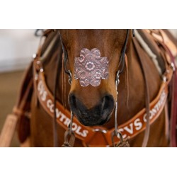EquiBreathe™ Equine Nasal Patch - Tooled Leather