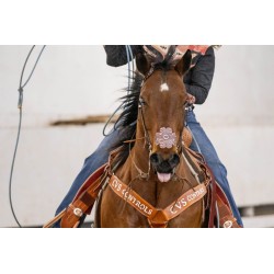 EquiBreathe™ Equine Nasal Patch - Tooled Leather