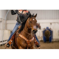 EquiBreathe™ Equine Nasal Patch - Tooled Leather