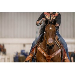 EquiBreathe™ Equine Nasal Patch - Tooled Leather