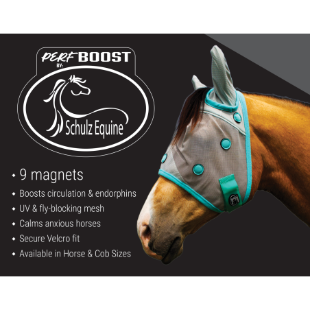 Perf Boost by Schulz Equine Magnetic Fly Mask