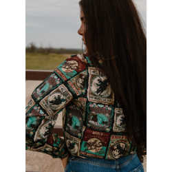 Sterling Kreek Vintage Rodeo Button Down Rodeo Shirt