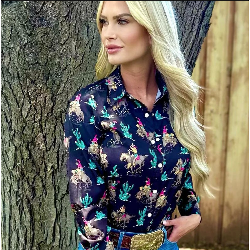 Sterling Kreek Western Grit Button Down Rodeo Shirt
