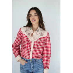 Howdy Hanny Red Gingham...