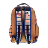 Hooey "Ox" Backpack -  Tan/ Blue Aztec