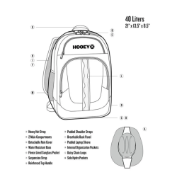 Hooey "Ox" Backpack - Aztec Brown