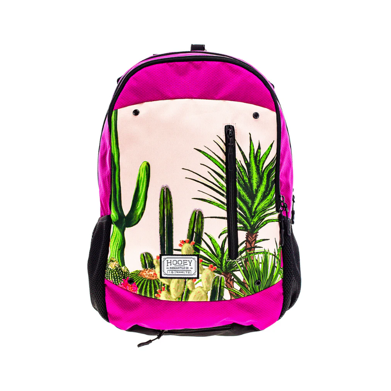 Hooey "Rockstar" Backpack - Pink Cactus