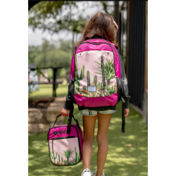 Hooey "Rockstar" Backpack - Pink Cactus