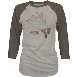 Hooey "SGT" Grey/Dark Brown Baseball Tee Shirt