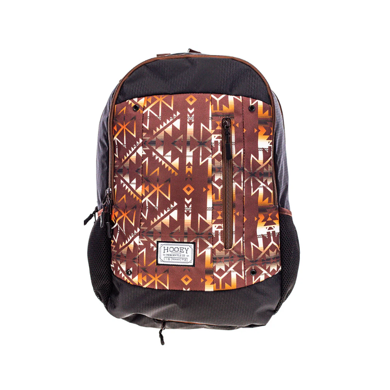 Hooey "Rockstar" Backpack - Black/ Tan Aztec
