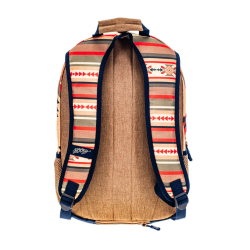 Hooey "Rockstar" Backpack - Tan/ Navy Nomad Pattern