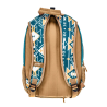 Hooey "Rockstar" Backpack - Tan/ Teal Aztec