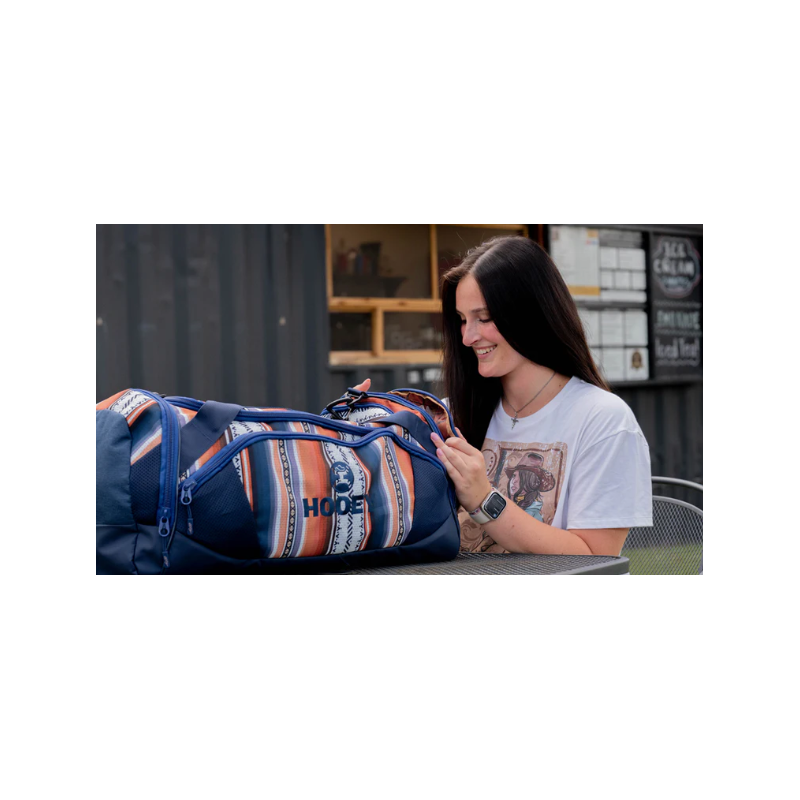 Hooey "The Competitor" Duffel Bag- Navy Serape