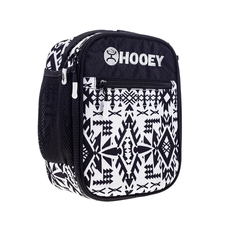 Hooey Lunch Box - Black/ White Aztec