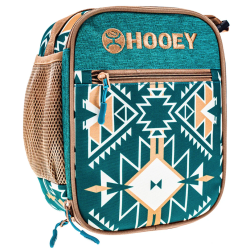Hooey Lunch Box- Teal/ Tan...