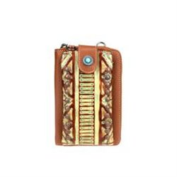Trinity Ranch Embossed Collection Phone Wallet/Crossbody:BR
