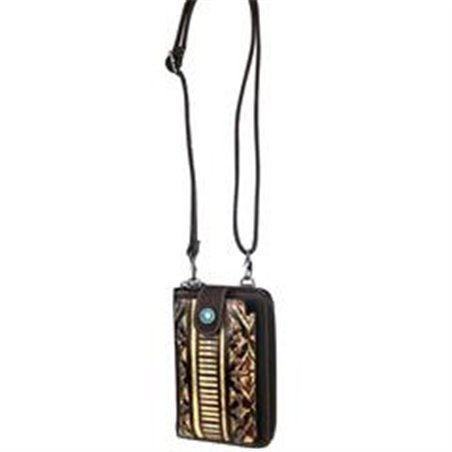 Trinity Ranch Embossed Collection Phone Wallet/Crossbody:CF