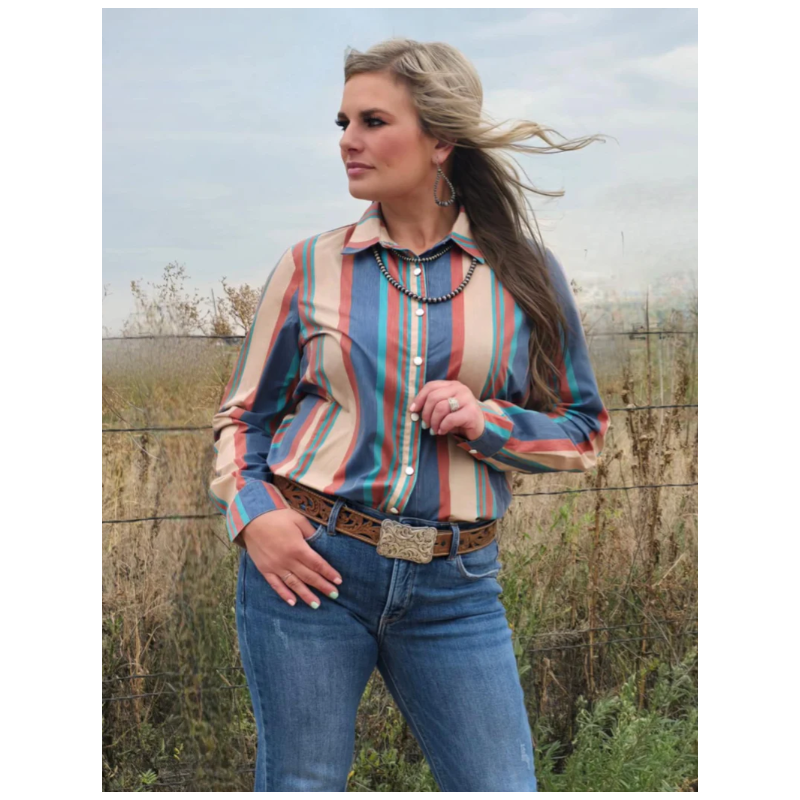Sterling Kreek Till You Can't Button Down Rodeo Shirt