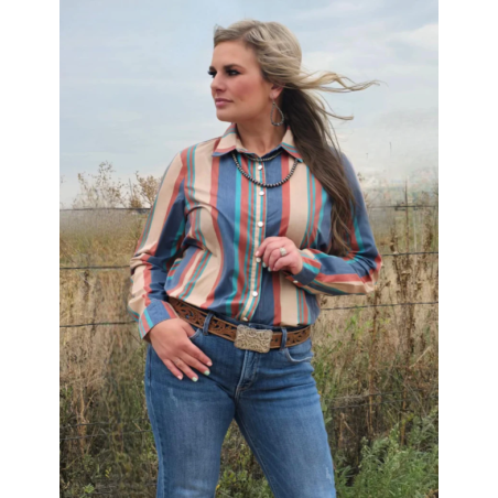 Sterling Kreek Till You Can't Button Down Rodeo Shirt
