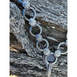 Silver Ring Breast Collar